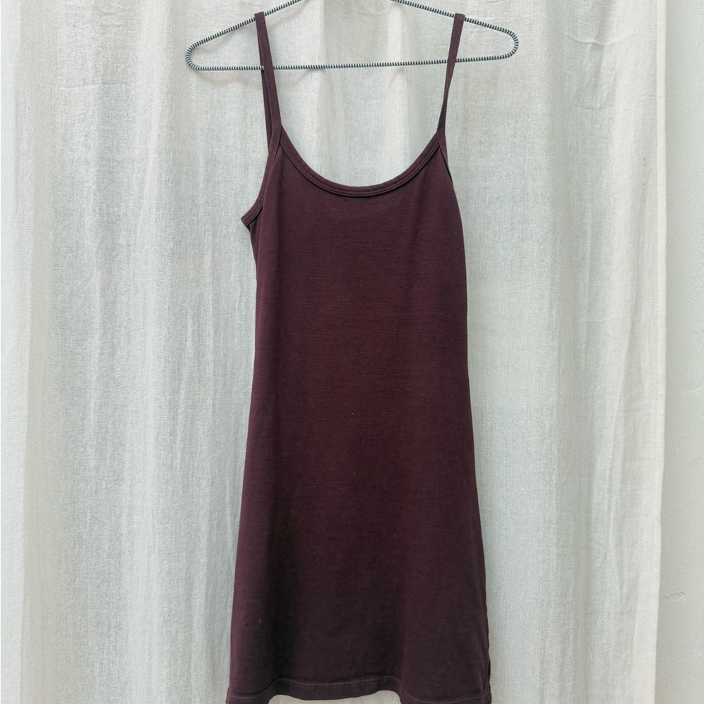 Maroon Slip Dress